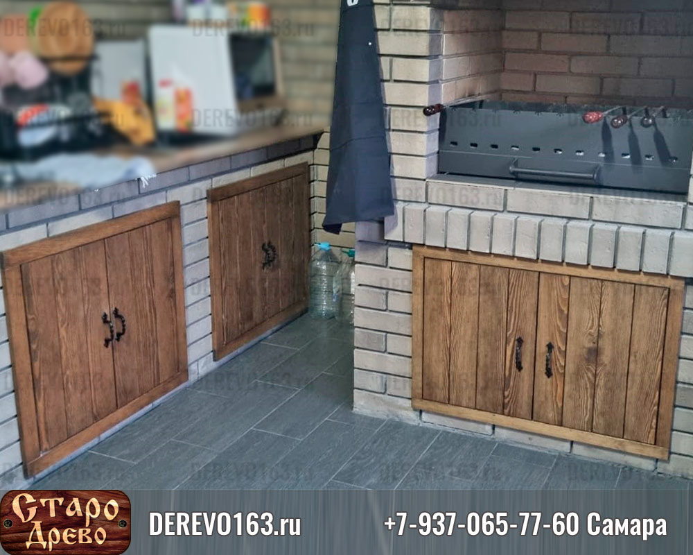 Дверки барбекю, отделка под старину в Самаре LOFT Самара