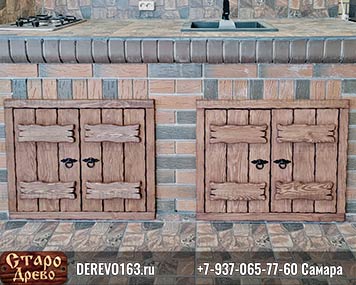 Дверки барбекю, отделка под старину в Самаре LOFT Самара